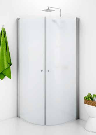 IDO SHOWERAMA 10-4 DUSCHHÖRNA BOCKADE DÖRRAR Showerama 10-4 är en duschhörna med två bockade dörrar som kan öppnas både inåt och utåt vilket sparar plats i badrummet.