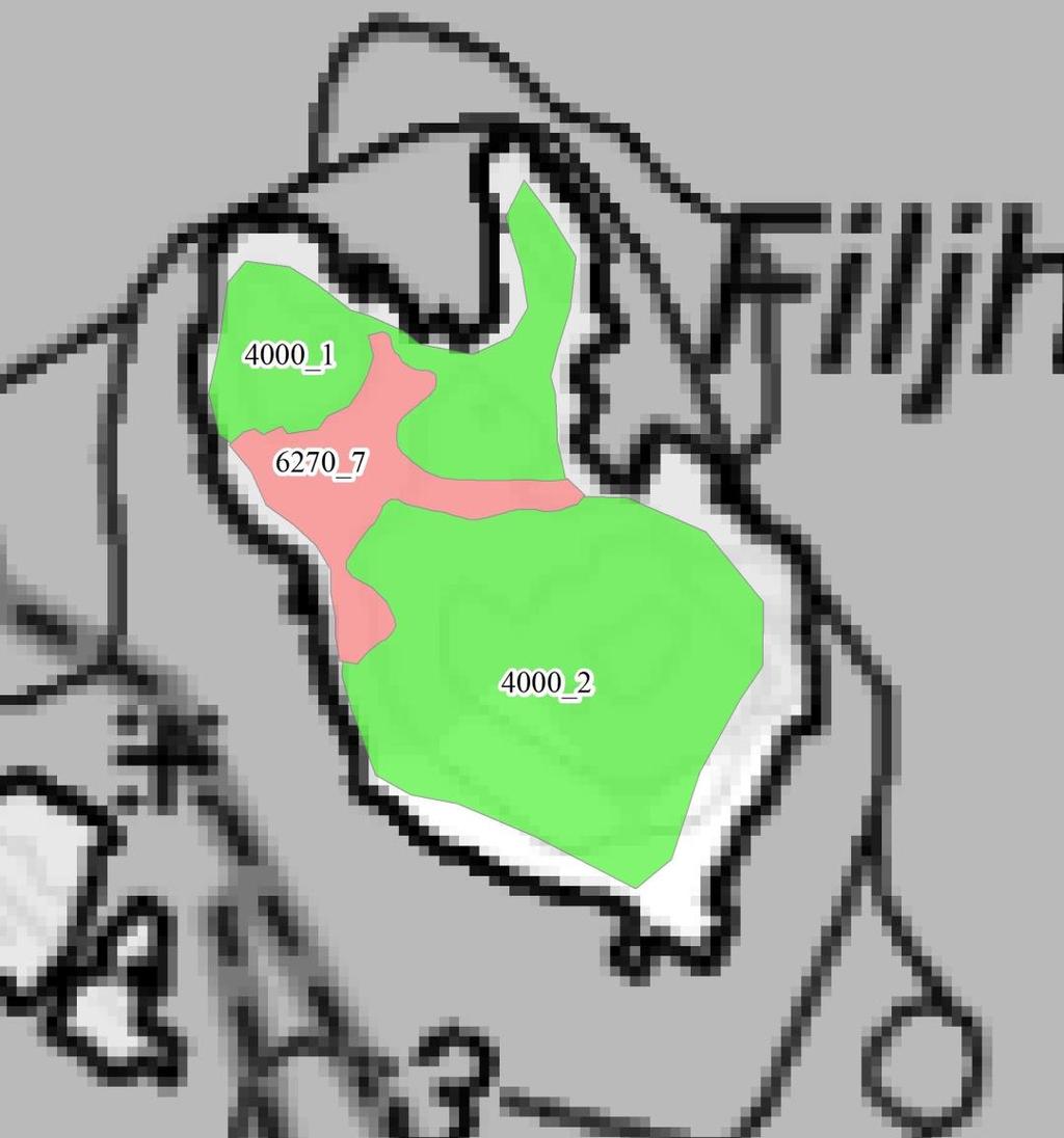 Områdets gräsmarksytor Figur