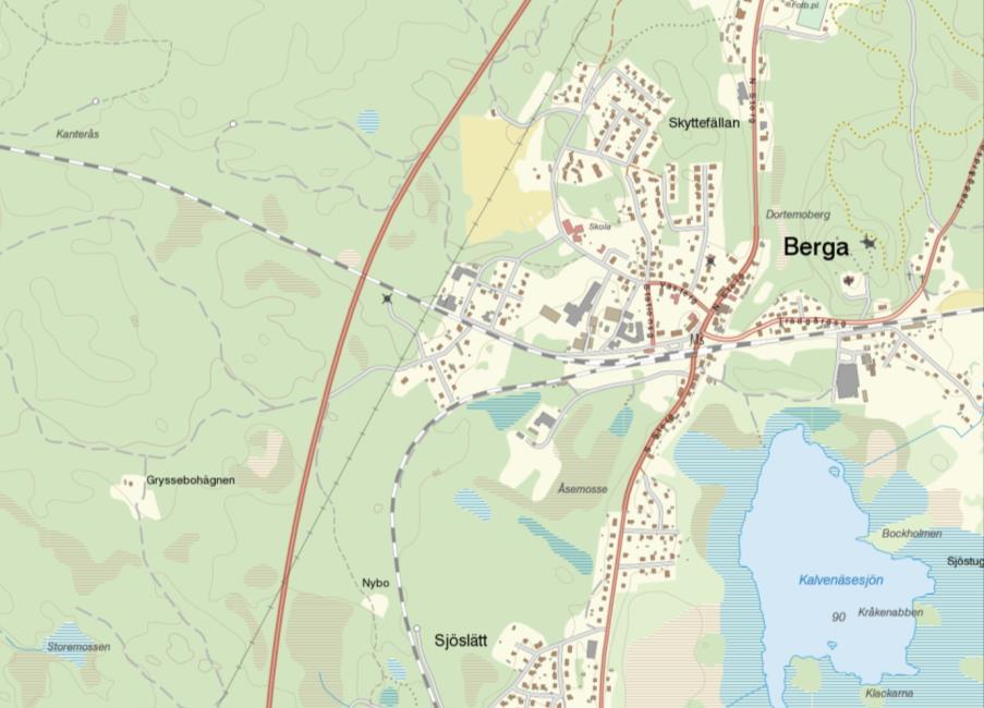 Godstrafik Idag (2017) körs bara enstaka godståg per dygn, detta Hultsfred-Berga-Oskarshamn och Kalmar- Blomstermåla-Mönsterås.