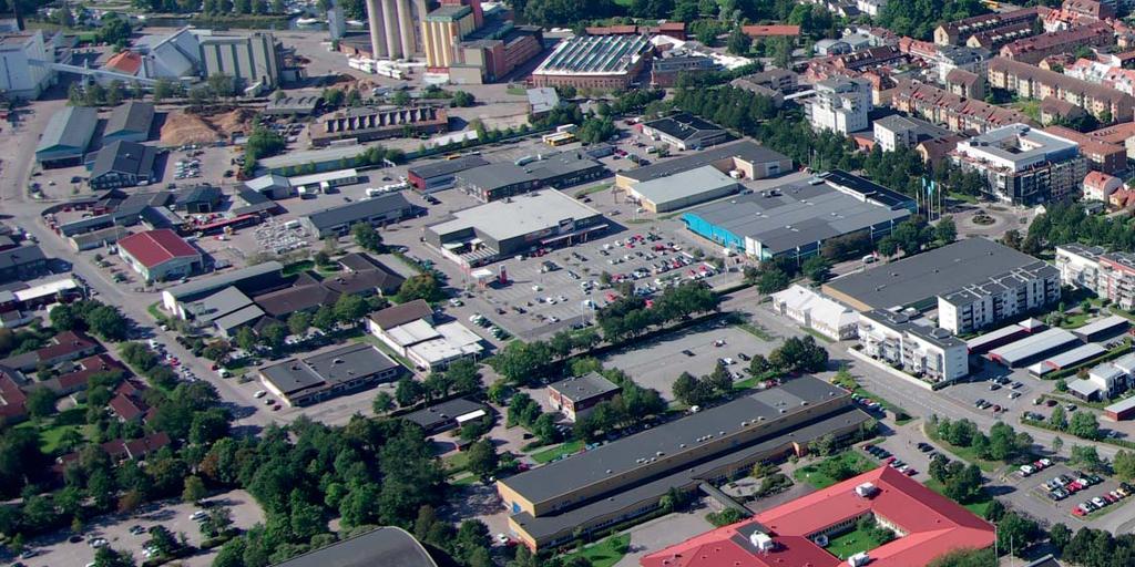 Foto: Enköpings kommun Centrum - Kryddgården I direkt anslutning till rutnätsstaden ligger ett stort område med potential inför framtiden.