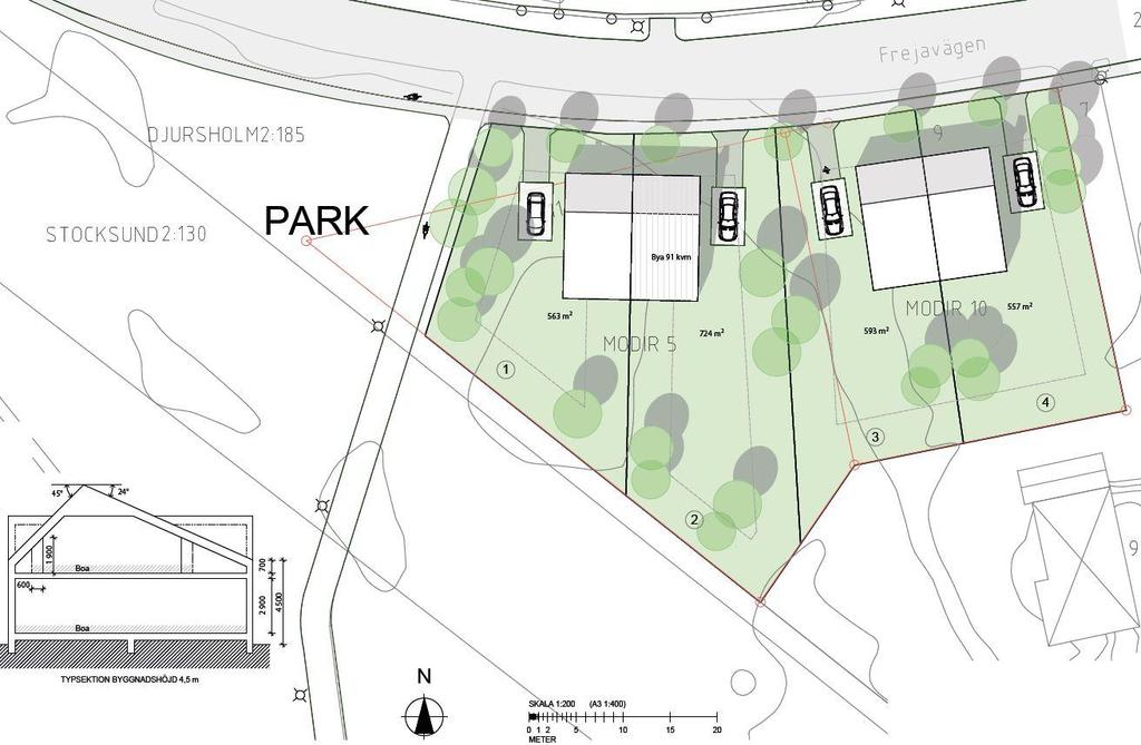6(13) FÖRÄNDRINGAR, KONSEKVENSER OCH ÅTGÄRDER Planförslaget Illustration över möjlig utformning av bebyggelsen. Illustration från Archus.