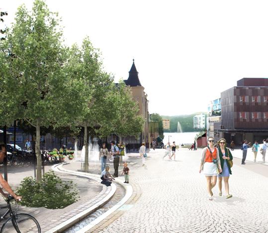UTVECKLINGSOMRÅDEN CENTRUM MOTALA CENTRUM Jämfört med liknande städer har Motala ett bra utbud i stadskärnan