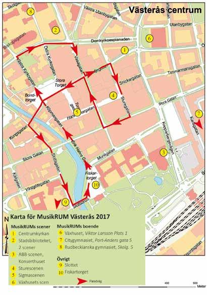 Paraden, lördag 13 maj kl 12.30-14.00 Det blir parad genom Västerås City under lördagen 13 maj ca kl 12.30-14.00 med start och mål på Fiskartorget. Vi öppnar redan kl 12.20 med en Valthornhappening!