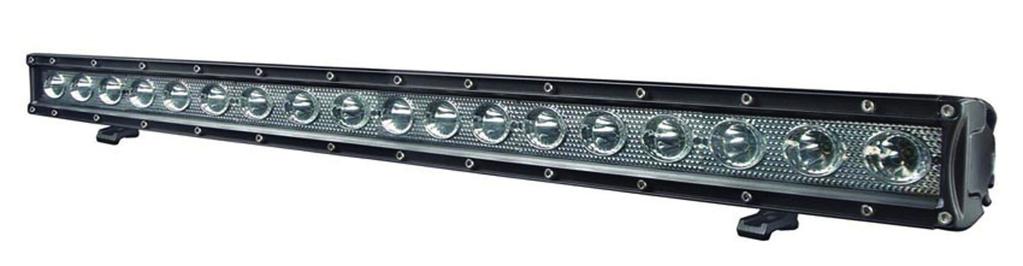 LED extraljusramper, 5 W dioder 5W-SERIEN Extraljusramp i LED med 5 W högeffektiva CREE dioder.