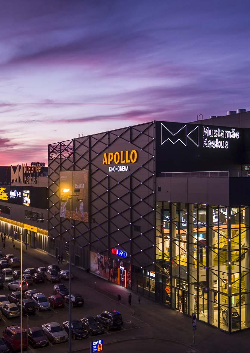Mustamäe Keskus köptes 2016 av East Capital Baltic Property Fund II och är ett 13 500 kvm stort shoppingcenter