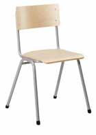 Levereras med höj och sänkbar fotplatta belagd med multifloor. Extra tysta gummitassar. Sitsbredd: 37 cm Sitsdjup: 31 cm Sitthöjd: 37 eller 50 cm Trean 3741.37BJ - stol i björkfanér 779 kr Trean 3741.