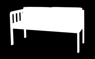 Höjd: Djup: Sitshöjd: Sitsdjup: 70 cm 60 cm 47 cm 40 cm 3031-2-sitssoffa, bredd 140 cm Tygklass 0-6