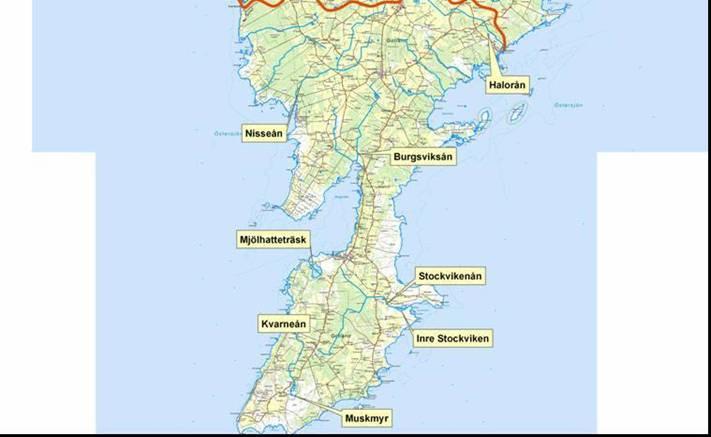 Inom området finns kommunala grundvattentäkter i Alva, Nisse och Ronehamn (reserv). Till delar av området förs också dricksvatten via kommunalt ledningsnät.