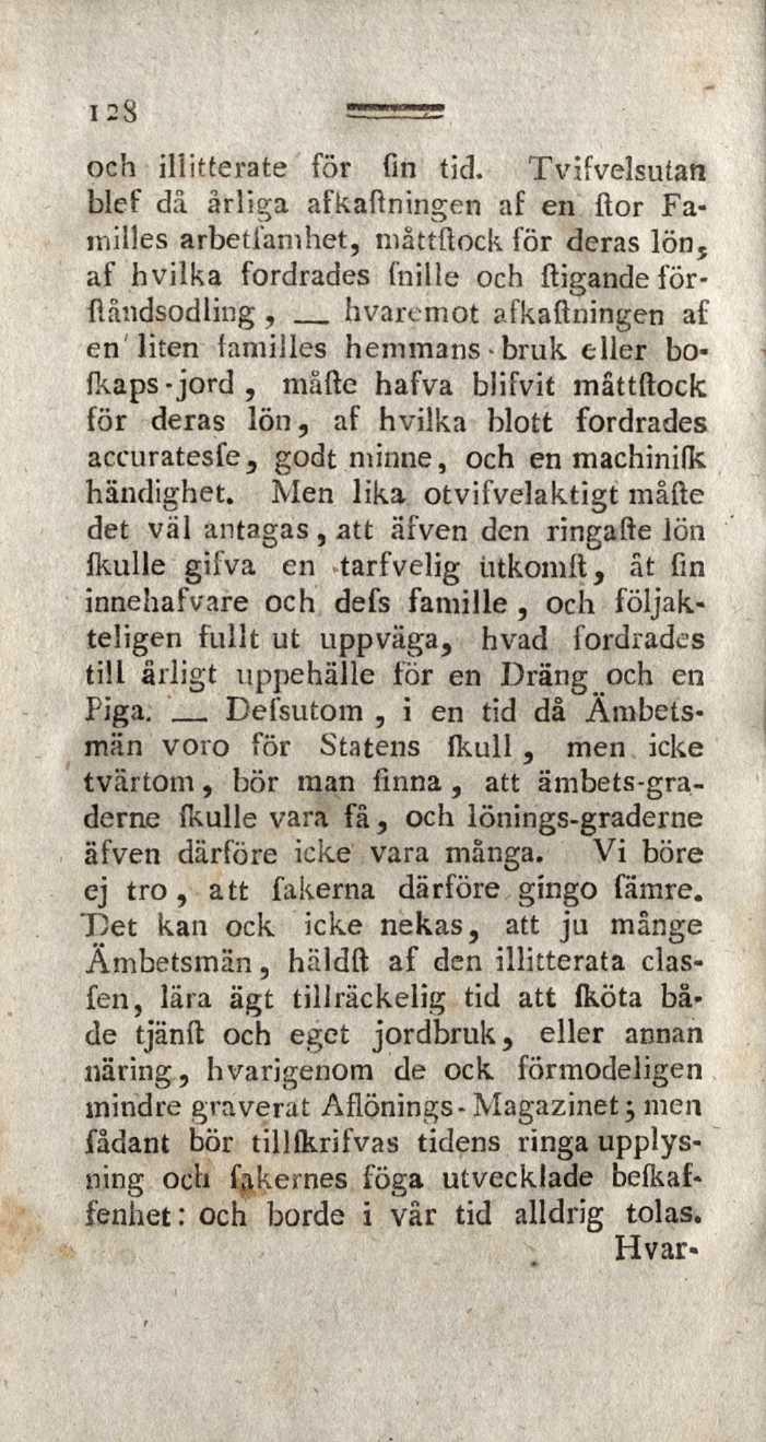 och illiterate för fin tid.
