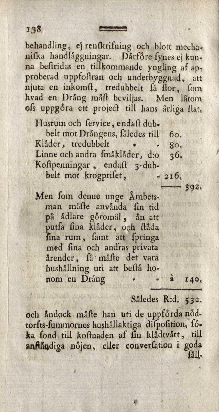 13» behandling, c] renfkrifning och blott mecha» nifka handläggningar.