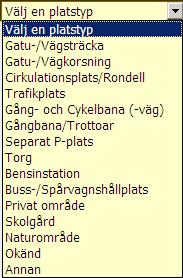 OBESTÄMBAR POSITION används om olycksplatsen är okänd eller så bristfälligt angiven att den inte går att markera på kartan (till exempel endast en ort). Ange län och kommun.