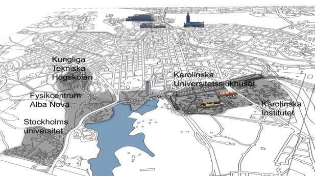 LOCUM AB 3S-fastighetsavsnitt Karolinska Solna 7(46) 2004-09-28 LOC 0303-0568 Vetenskapligt samarbete i regionen Avsikten är att skapa förutsättningar för forskningscentra ( Centers of excellence )