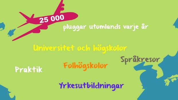 Sida: 80 av 131 Bild 14 Varje år läser nästan 25 000 studenter från Sverige utomlands.