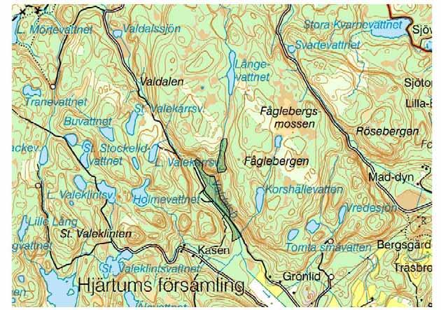 Lilla Edet, Valdalen, Nordbergen, bäckdal AK Naturkonsulterna besökte området 2004-08-27.