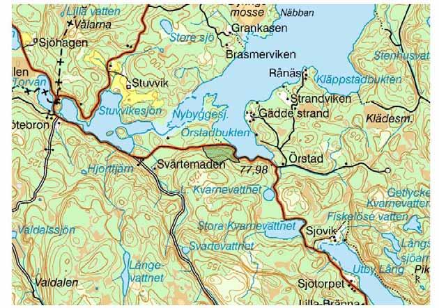 Lilla Edet, Hjärtum, Örstadsbukten, NB, 646300 128250 AK Naturkonsulterna besökte området 2004-08-26.