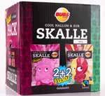 Salt Skalle Salty Skull 90 g/bag, 16 bags/box: 8166 Cool Cola Skalle Cool Cola Skull 90 g/bag, 16 bags/box: 8173 190 g/bag, 14 bags/box: 8144 Cool Hallon Skalle Skum Cool Raspberry Skull Foam 90