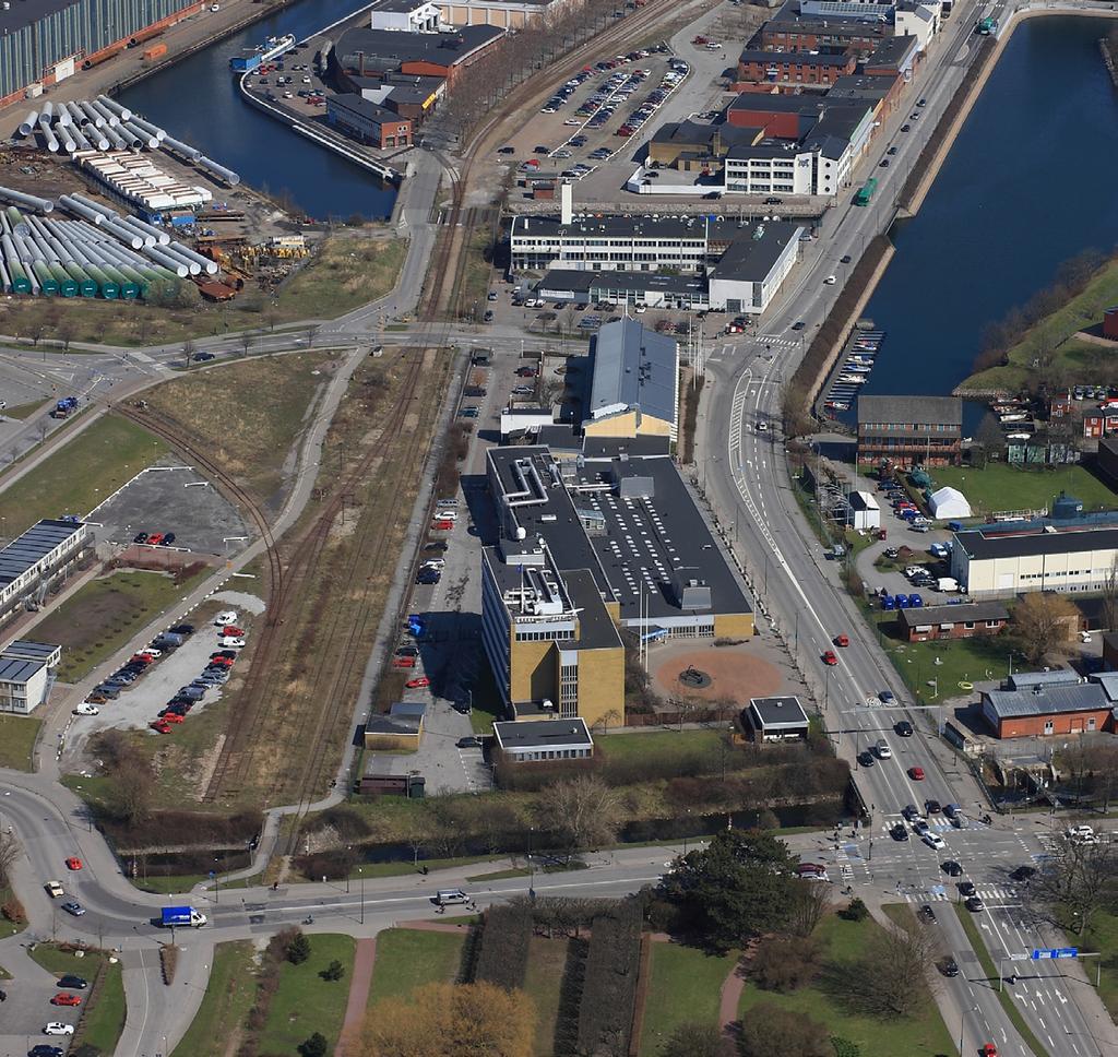 Citadellsfogen Inom området finns pågående verksamheter som kontor, World maritime University (WMU), Universitetsholmen gymnasieskola, tillfälliga studentbostäder och spårområde.