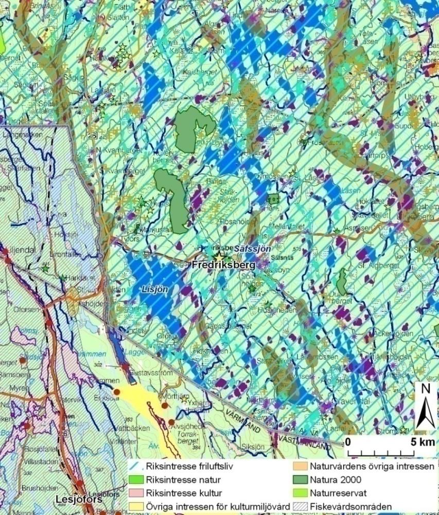 2010-11-UTKAST - 2 (24) - 4 Områdesbeskrivning 4.1 Läge och ägareförhållanden Fredriksberg ligger i Ludvika kommun i sydvästra Dalarna.
