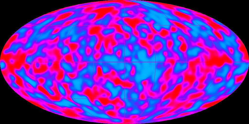 Kosmisk bakgrundsstrålning COBE-DMR Dipolen från jordens rörelse och