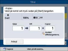 *1: ID-kort *2: scanningsformat *3: originalglaset 6.