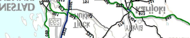 Tjöck vindkraftsprojekts planeringsområde gränsar i norr till Närpes stads gräns. 7.4.