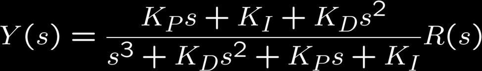 22 Svävande kulan hade följande slutna system Från rotorten kunde vi dra slutsatsen att med K I =2 och K D =4 så verkar det finnas