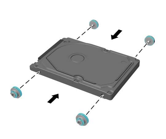 Installera en hårddisk OBS! Se till att alltid säkerhetskopiera data på den gamla hårddisken innan den tas bort, så att du kan överföra alla data till den nya hårddisken. 1.