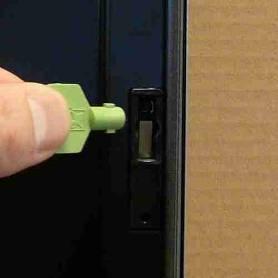 5.4 Placera säkerhetsnyckel Sätt in säkerhetsnyckeln