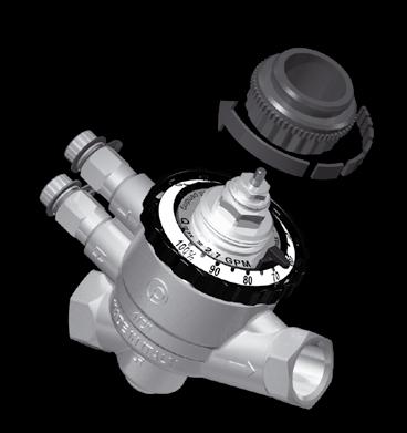 Pressure reading for verifications P1 = H pressure port P2 = L pressure port Q If P1-P2 > start-up pressure, then the valve is within the working range (see technical data).
