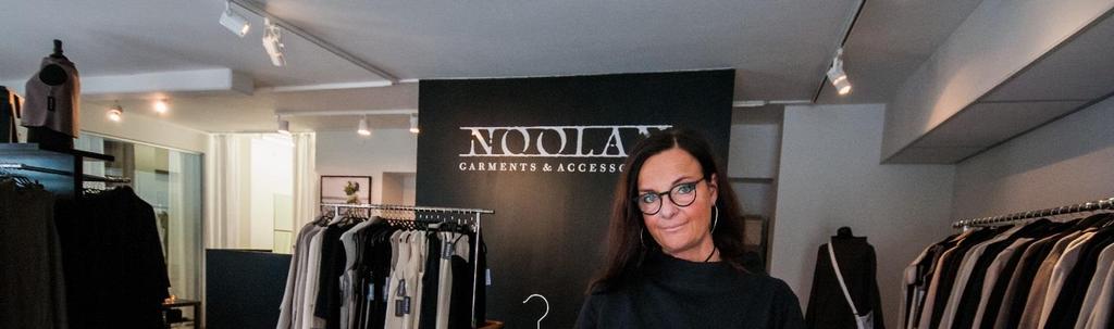 Noolan, som lotsas av Marja Rak, har mottagit både Taito- och Suomi-priser för sitt ekologiska arbete inom klädindustrin.