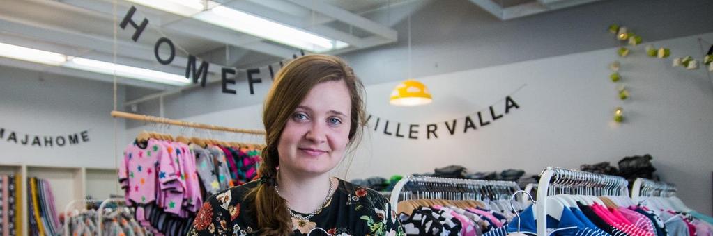 Barnklädsaffären Homefun lyssnar på kundernas önskemål. De tillverkar nämligen kläder på beställning. Kunden får själv välja tyg och mönster.