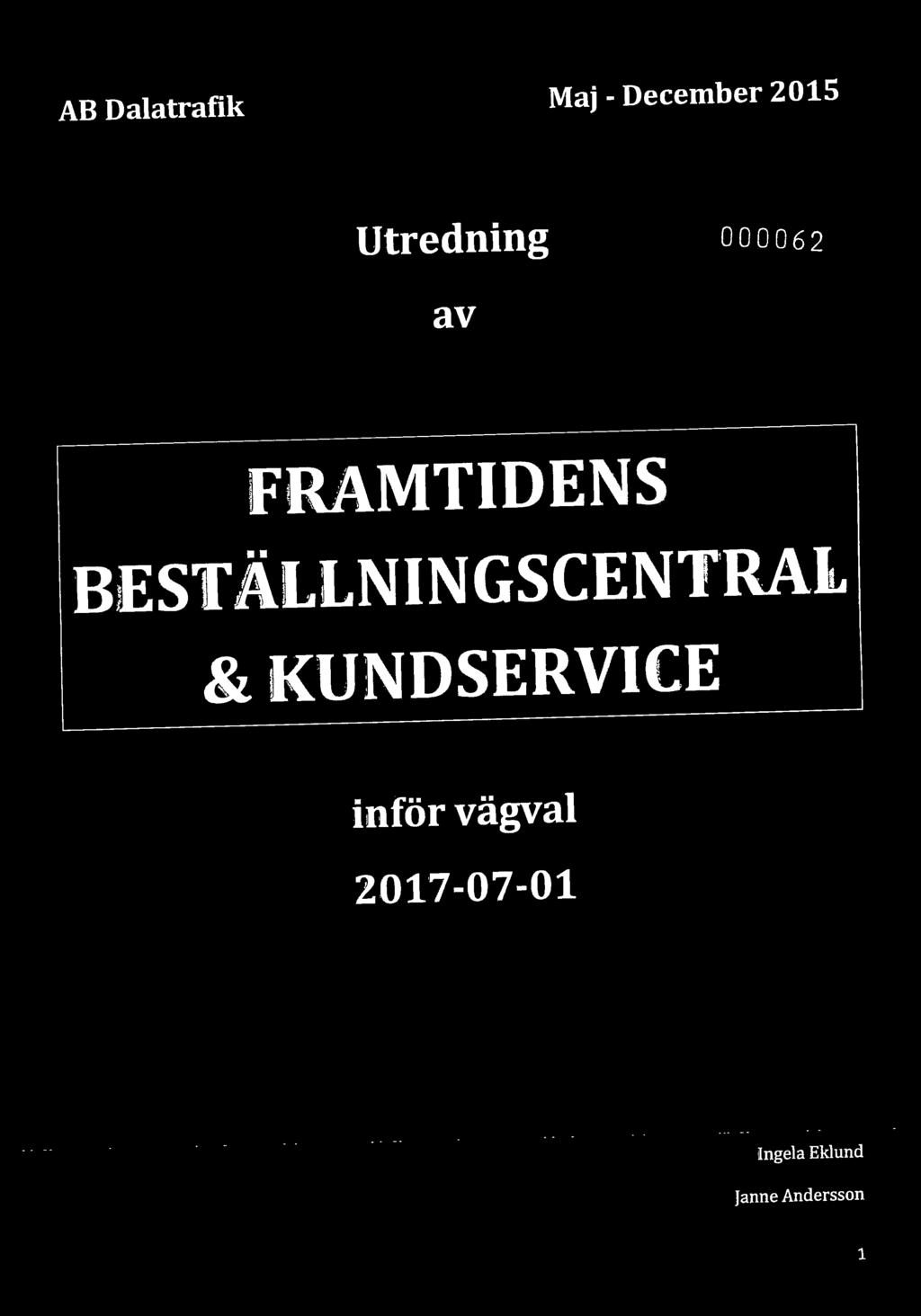 AllNINGSCENT l KIJNDSERVICE inför
