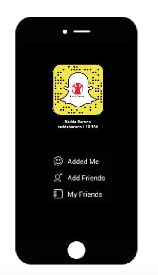 Snapchat Då vår målgrupp är aktiv på sociala medier är det viktigt att starta upp ett konto hos en av de mest populära, nämnligen Snapchat.