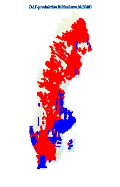 Fyra Sverigetäckningar Referensår 1945 1960