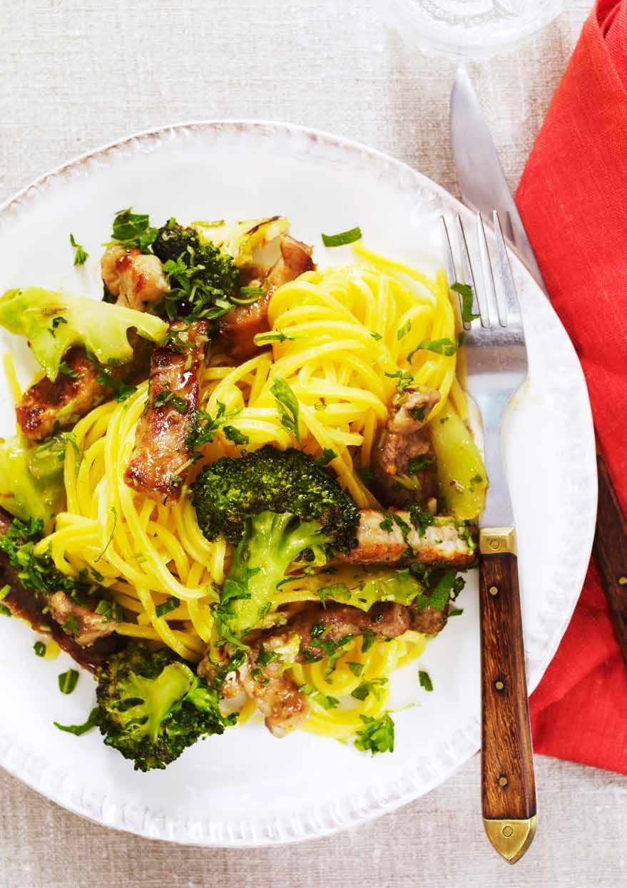 Paolos pasta med karré