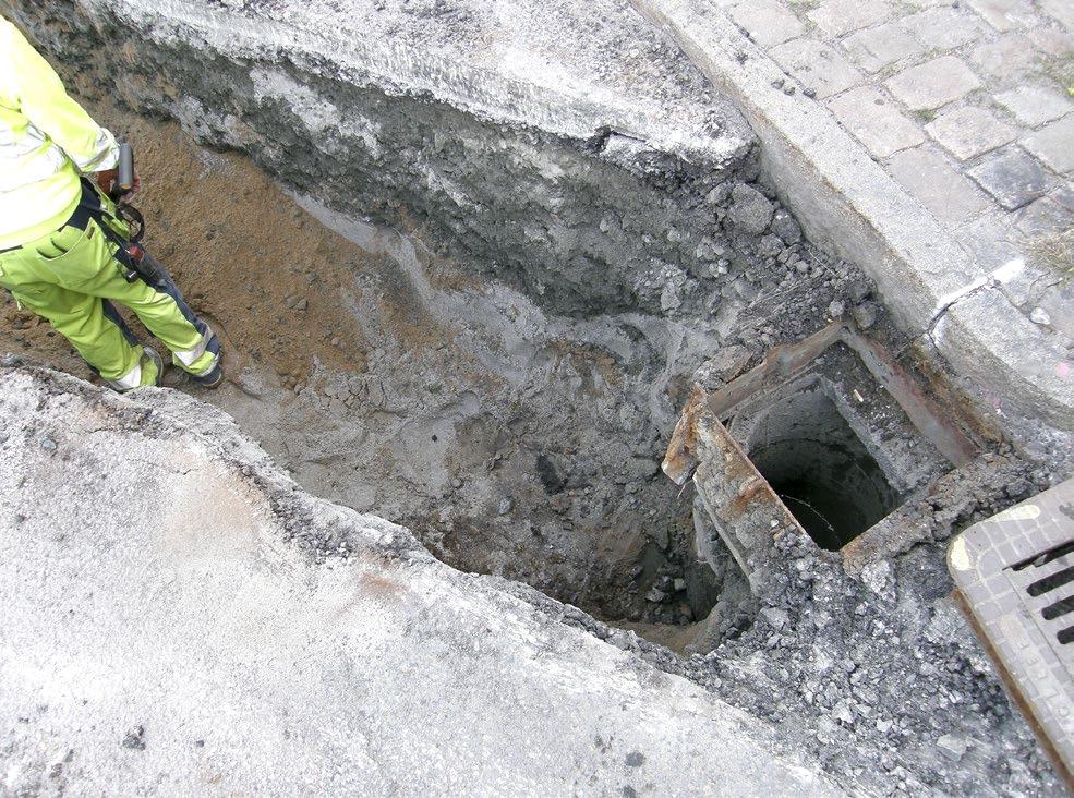 Redovisning av undersökningsresultaten Brunn 1 (S200) Brunnsgropen var den första och sydligaste av de gropar som grävdes. Gropen var cirka 1,5 1 meter.