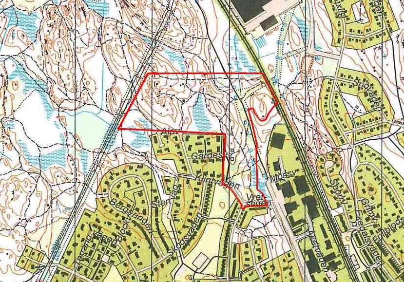 2012-04-26 5 (20) Orienteringskartan visar på tre sumpskogsområden inom planområdet Naturvärdena för våtmarkerna i området är knutna till tidvis översvämmad sump- och fuktskog.