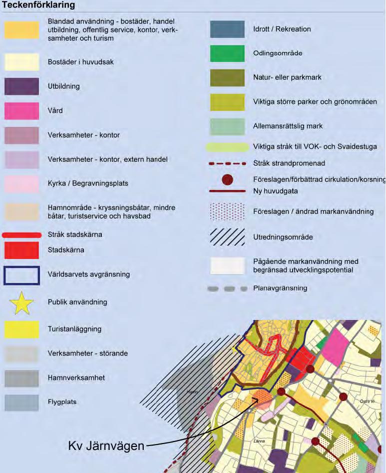 Region Gotland PLANBESKRIVNING SAMRÅD 2012/1101 Järnvägen 4 2017-02-22 Detaljplaner Området omfattas av detaljplan 1994-10-10 (09-VIS-662). Området är planlagt för parkering.