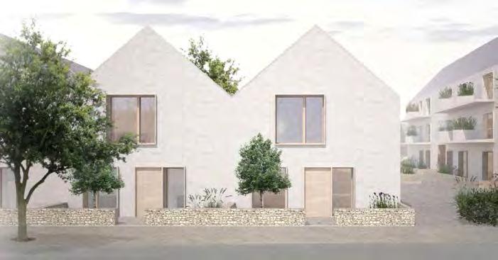Region Gotland PLANBESKRIVNING SAMRÅD 2012/1101 Järnvägen 4 2017-02-22 Stadsradhus (illustration: Koncept Stockholm) (f 2 ) Boende ska inte behöva gå ut på gatan för att nå sin gård, detta kan