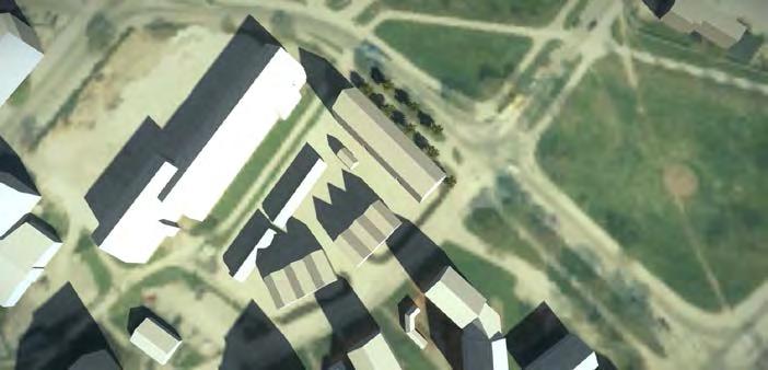 Kriteriet för avsteg är uppfyllt genom området är centralt beläget i en stad.