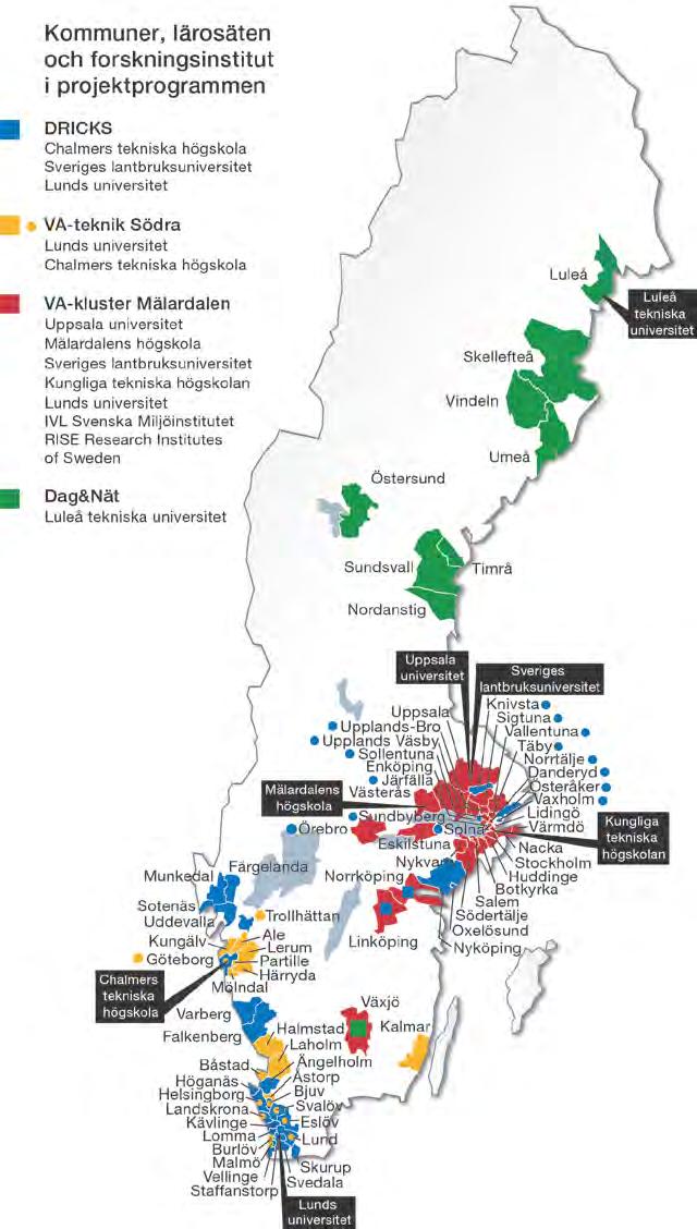 Samverkan för forskning och högre utbildning FoU-kluster Dag&Nät DRICKS