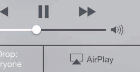 Uppspelning Lyssna på musik via AirPlay Du kan använda funktionen AirPlay när du vill spela upp musikfiler med itunes eller iphone.
