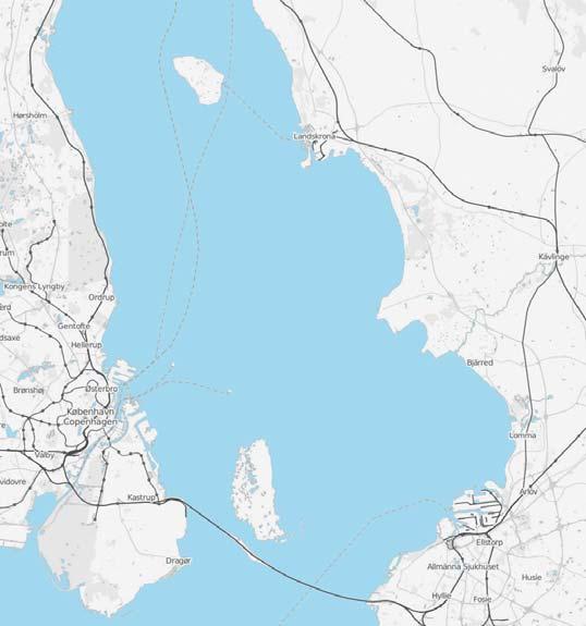 4. BESKRIVNING AV PROJEKTET Europaspåret är en ny fast Öresundsförbindelse. Den består av en järnvägsförbindelse mellan København-Landskrona. utgå från Västkustbanan vid Landskrona.