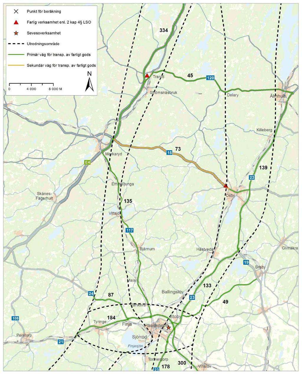 Värnamo Hässleholm norra. Figur 5.27.