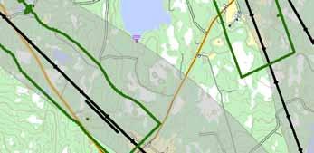 Om järnvägen skulle läggas längst österut i korridoren påverkas en stor del av Gunnismark. Delsträcka BRV/BRÖ Alla alternativ har gemensam sträckning i Robertsfors, se alternativ Väst ovan.