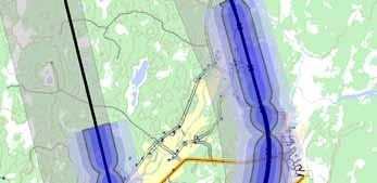 Val av åtgärd och placering av ev. skärm beslutas i järnvägsplaneskedet. I Sävar är trafiken på E4 och i viss mån träindustrin bullerkällor redan idag.