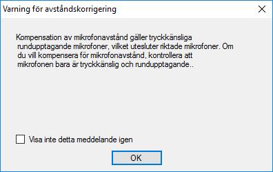 Mikrofonen Psytec Std61 uppfyller ovanstående krav och den används normalt på 15 cm men SPL anges på 30 cm.