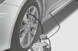 När du har sett till att däcket är ordentligt tätat kan du köra försiktigt på däcket (upp