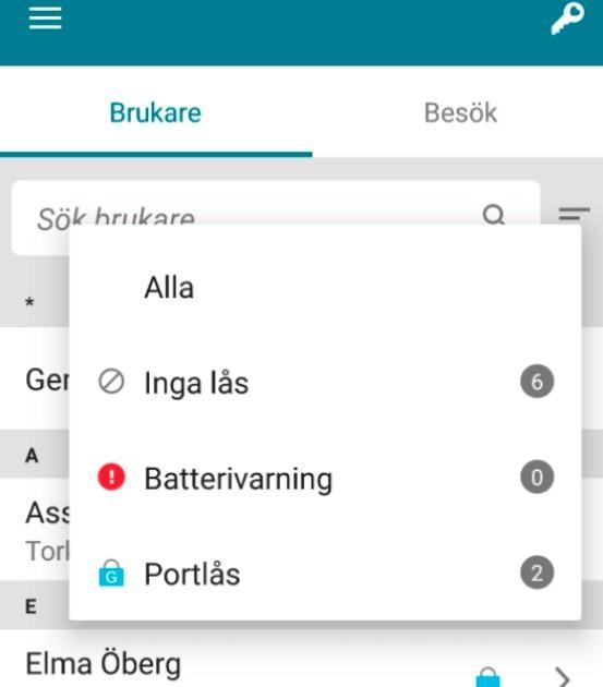 4 TES App Lås och Aktivitet Nedan beskrivs funktionaliteten som berör tid- och insatsrapportering av oplanerade besök.