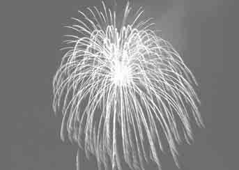 74 FIREWORKS* ( ) Välj det här läget för att ta spektakulära bilder av fyrverkerier.